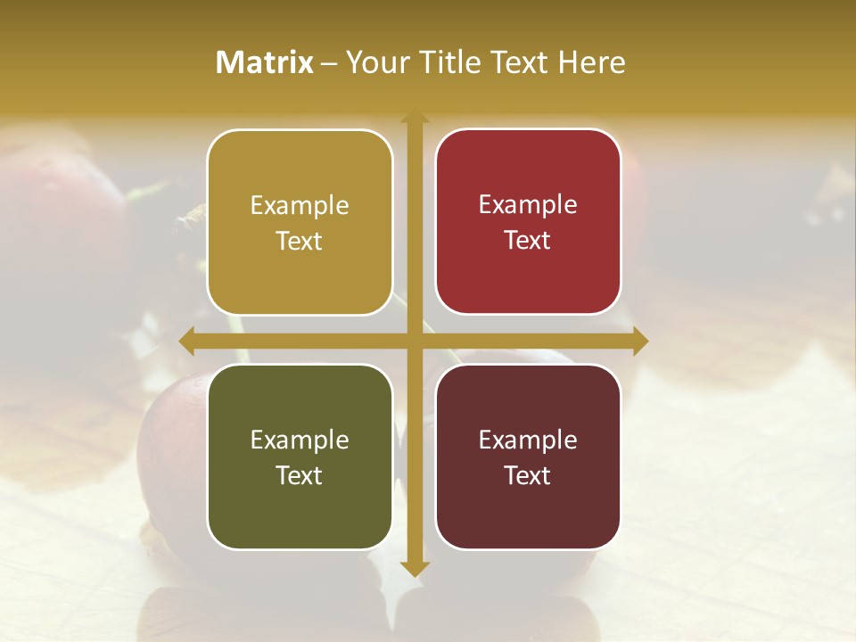 Comida Rojo Comidas PowerPoint Template