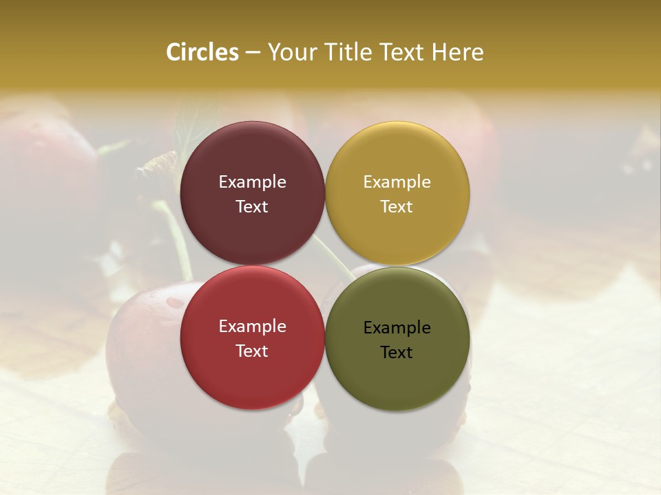 Comida Rojo Comidas PowerPoint Template