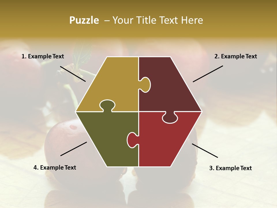 Comida Rojo Comidas PowerPoint Template