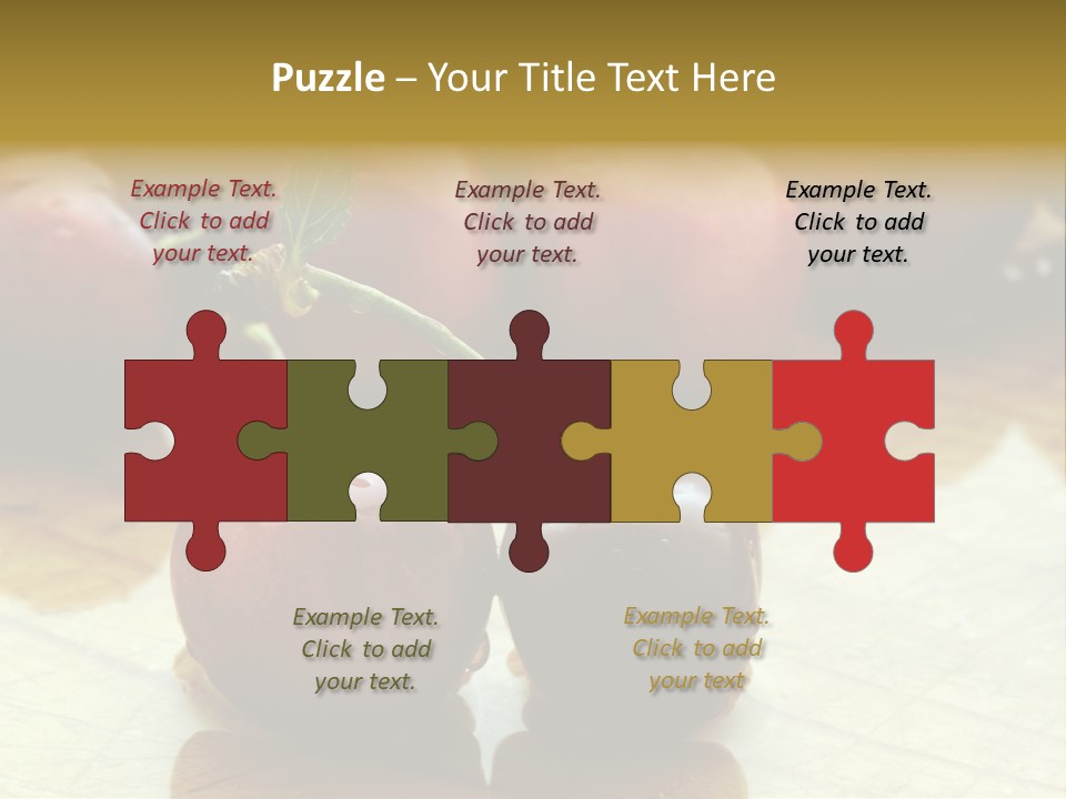 Comida Rojo Comidas PowerPoint Template