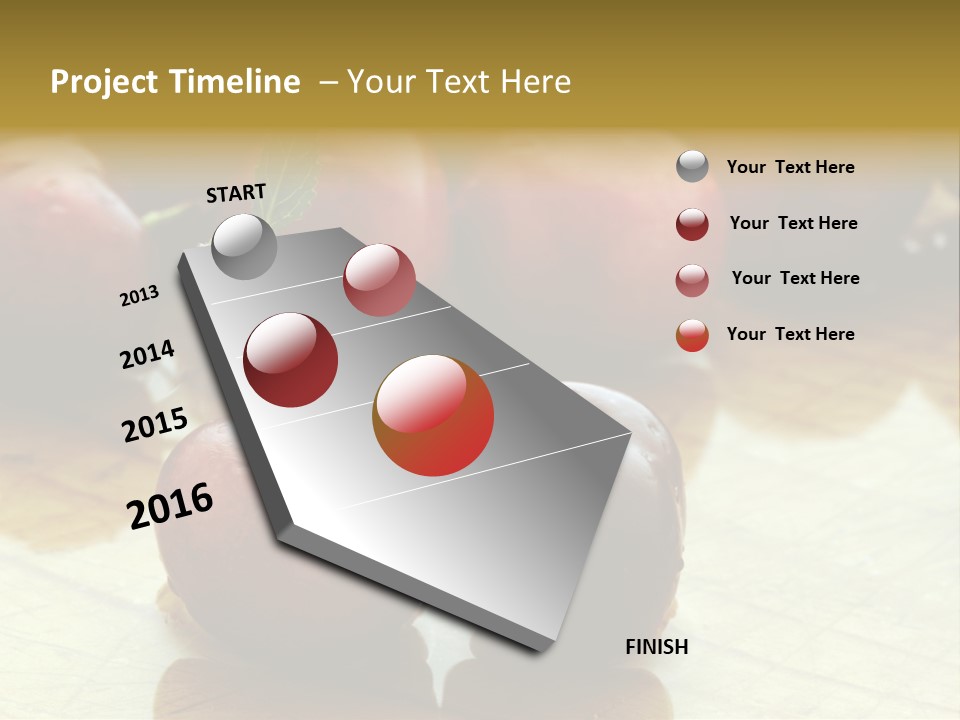 Comida Rojo Comidas PowerPoint Template
