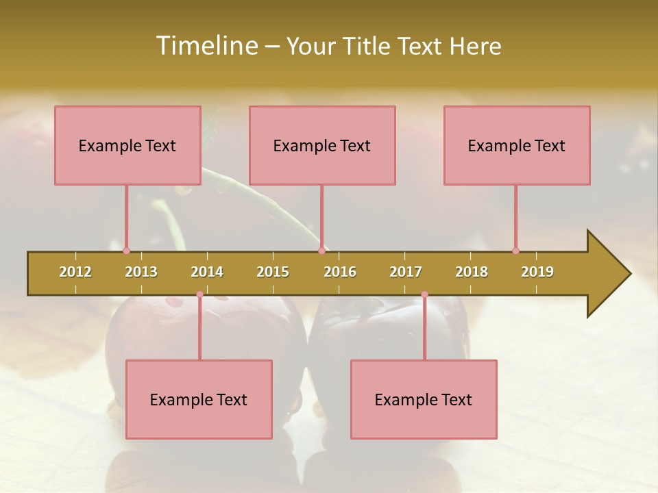 Comida Rojo Comidas PowerPoint Template