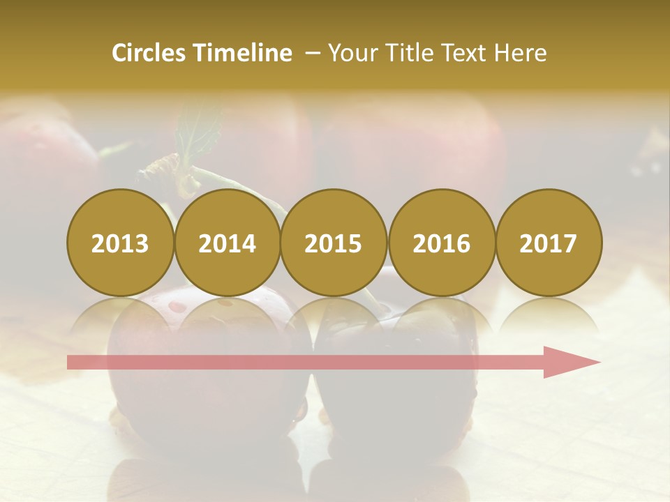 Comida Rojo Comidas PowerPoint Template