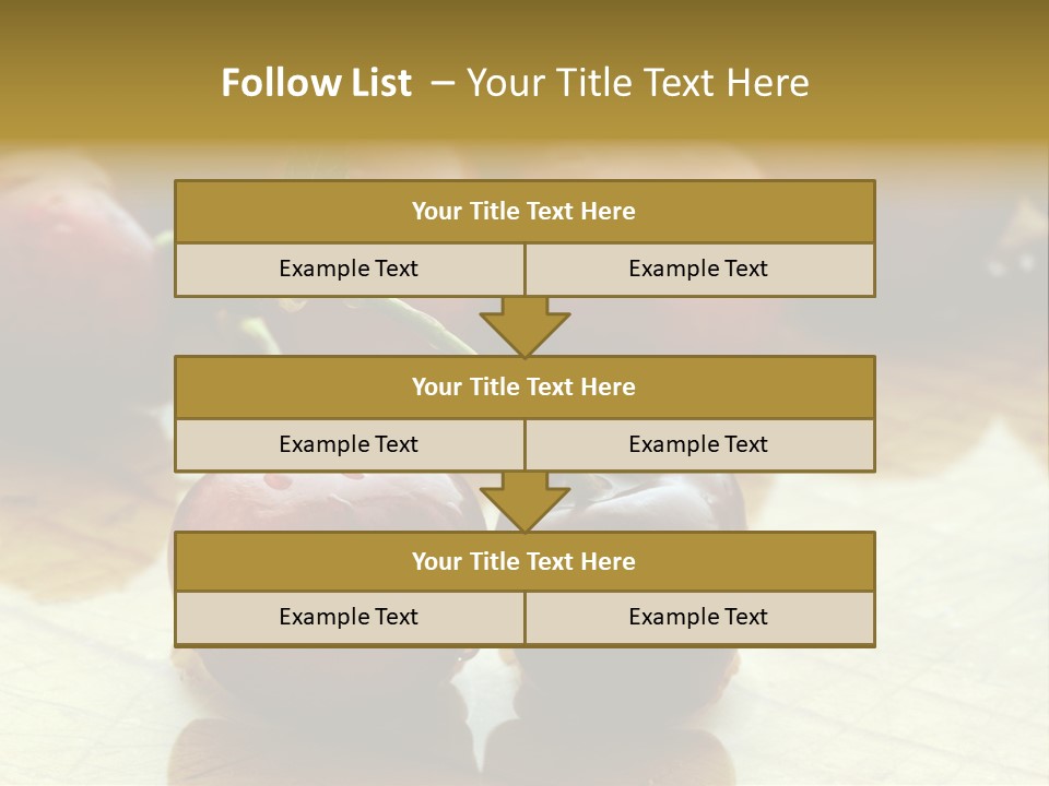 Comida Rojo Comidas PowerPoint Template