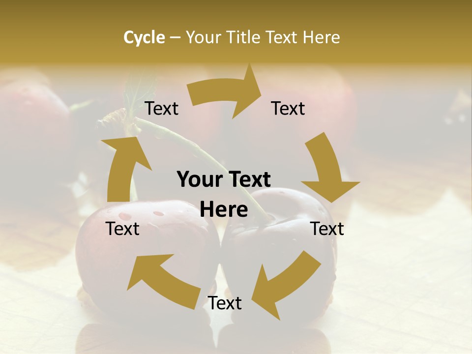 Comida Rojo Comidas PowerPoint Template