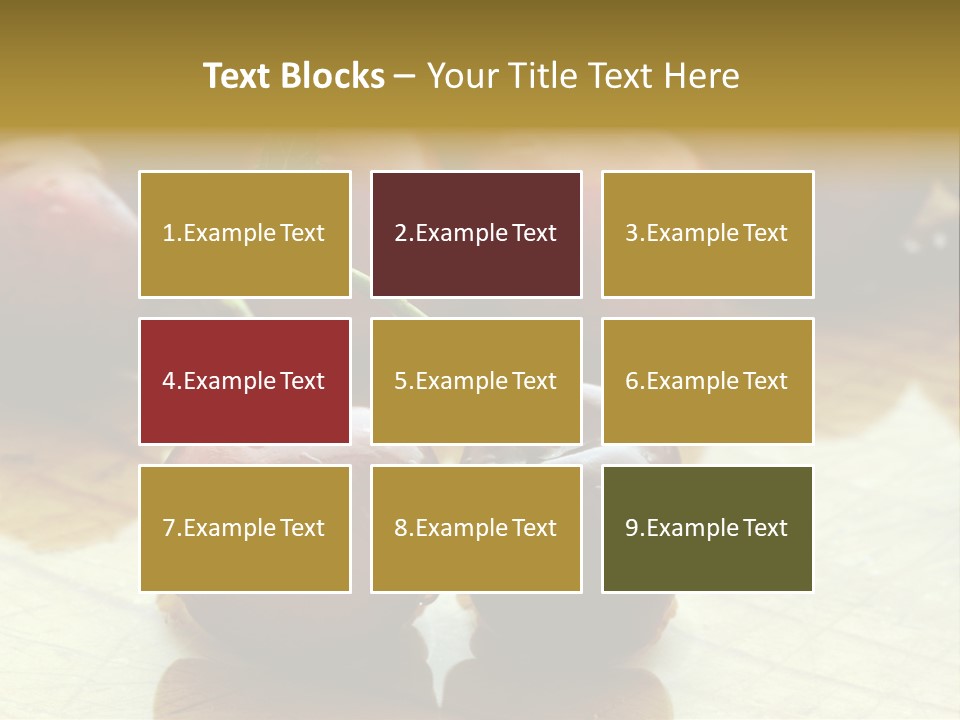 Comida Rojo Comidas PowerPoint Template