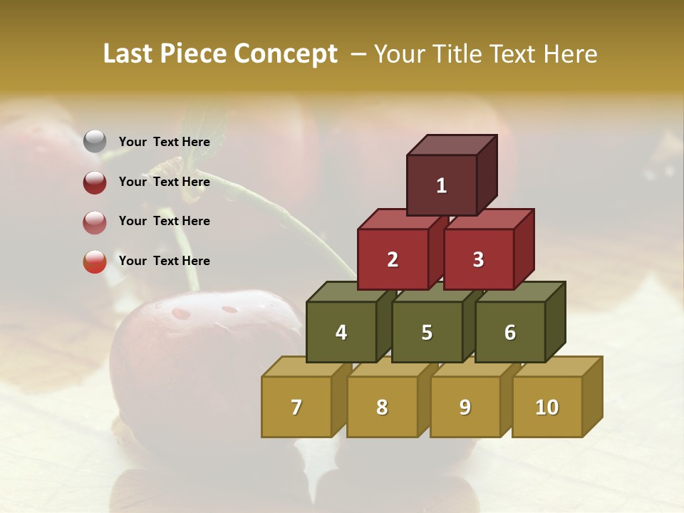 Comida Rojo Comidas PowerPoint Template