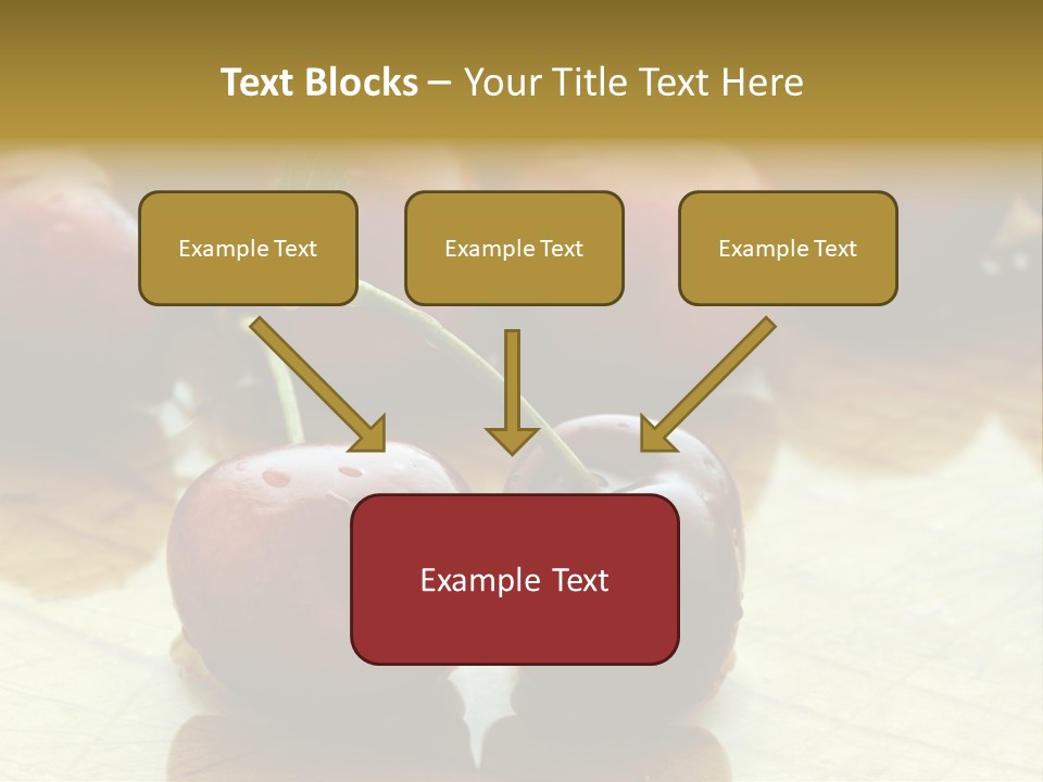 Comida Rojo Comidas PowerPoint Template