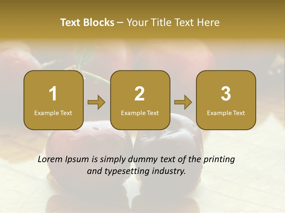 Comida Rojo Comidas PowerPoint Template