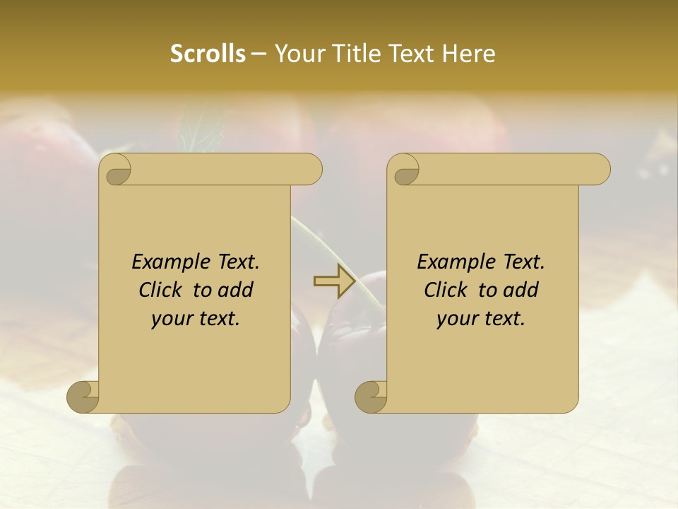 Comida Rojo Comidas PowerPoint Template