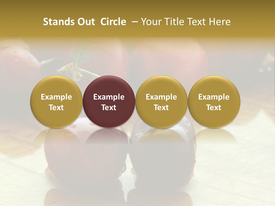 Comida Rojo Comidas PowerPoint Template