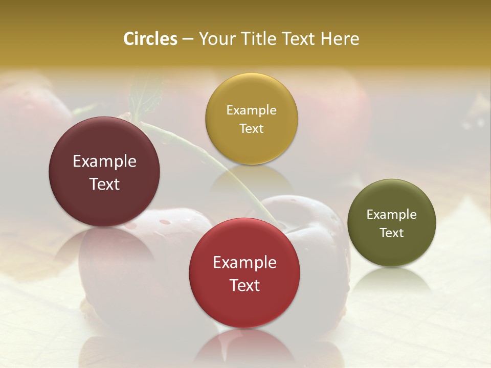 Comida Rojo Comidas PowerPoint Template