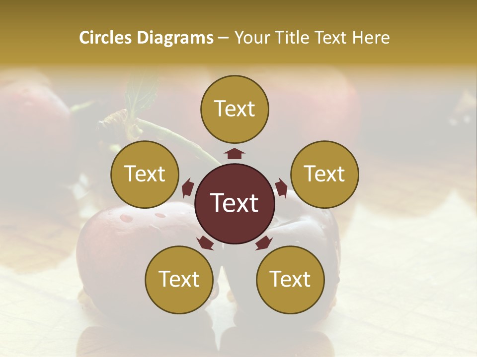 Comida Rojo Comidas PowerPoint Template