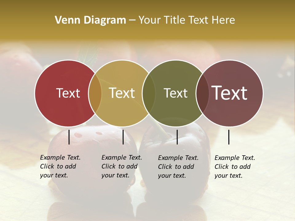 Comida Rojo Comidas PowerPoint Template