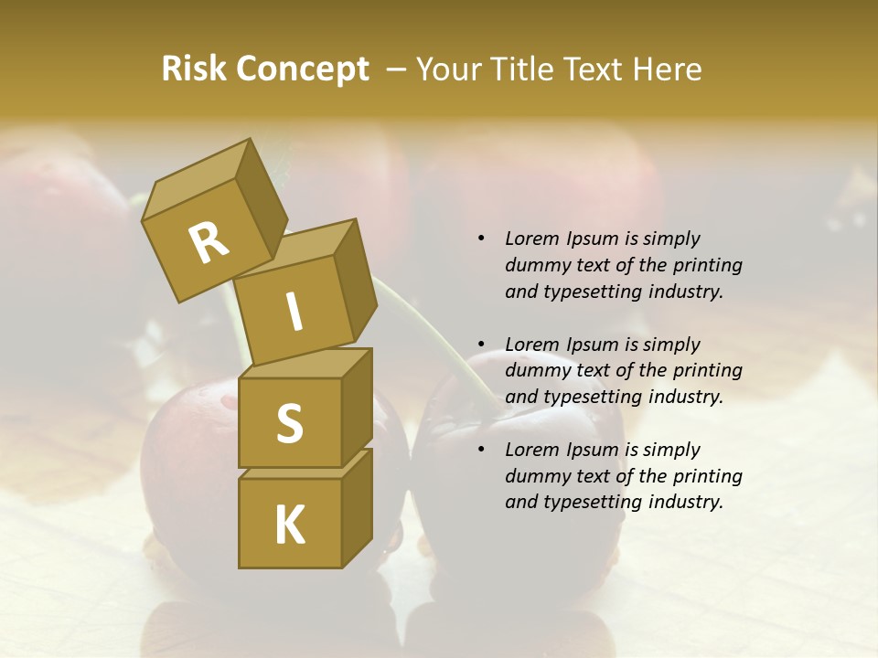 Comida Rojo Comidas PowerPoint Template