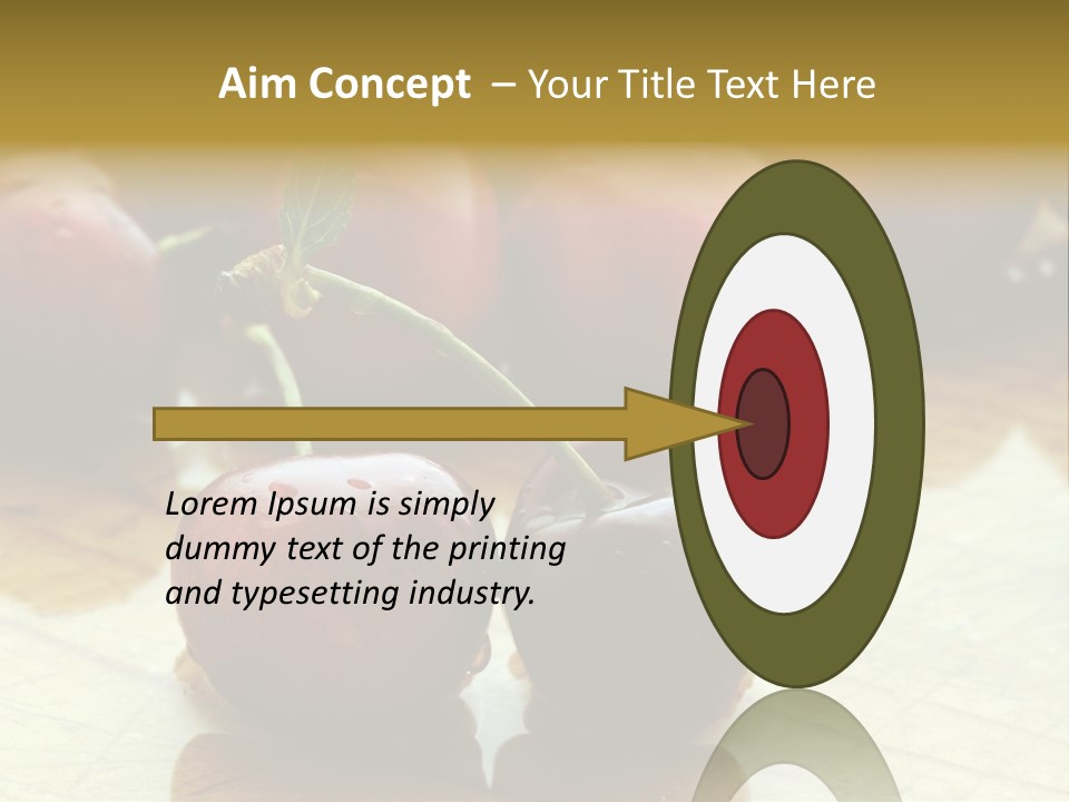 Comida Rojo Comidas PowerPoint Template