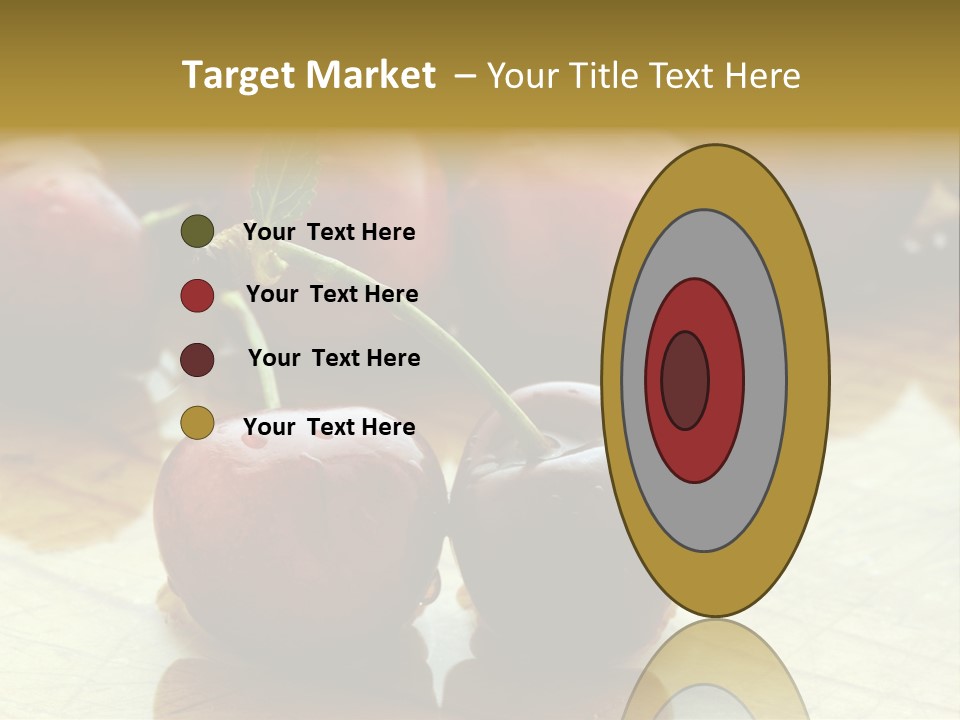 Comida Rojo Comidas PowerPoint Template