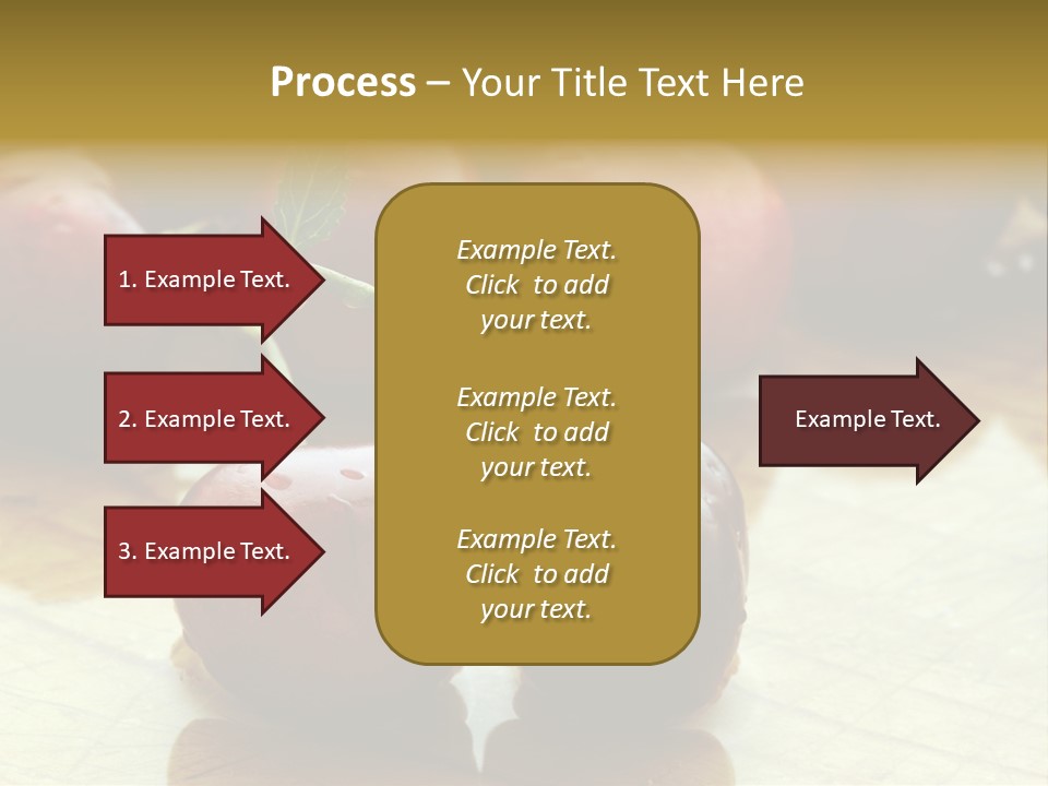 Comida Rojo Comidas PowerPoint Template