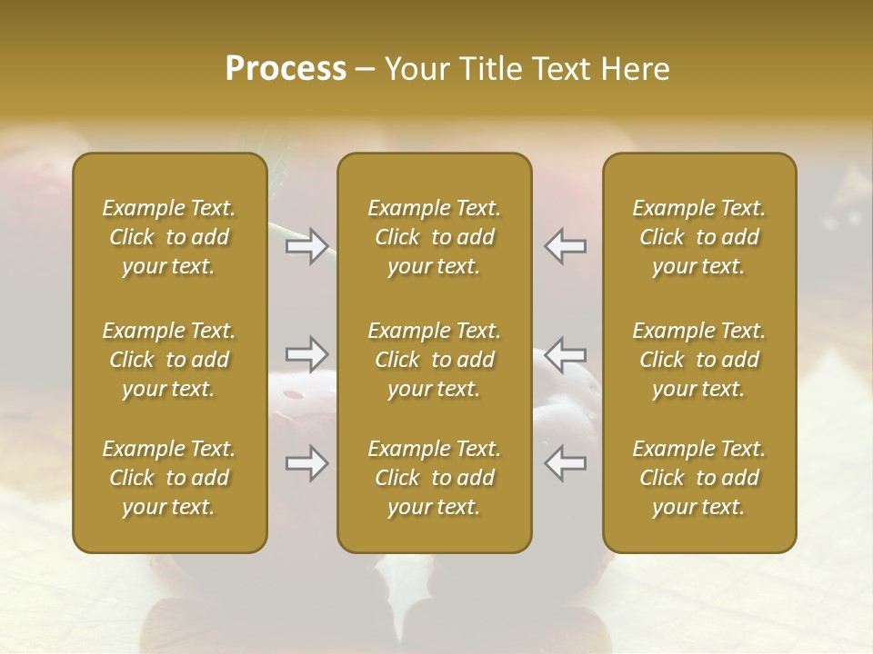 Comida Rojo Comidas PowerPoint Template