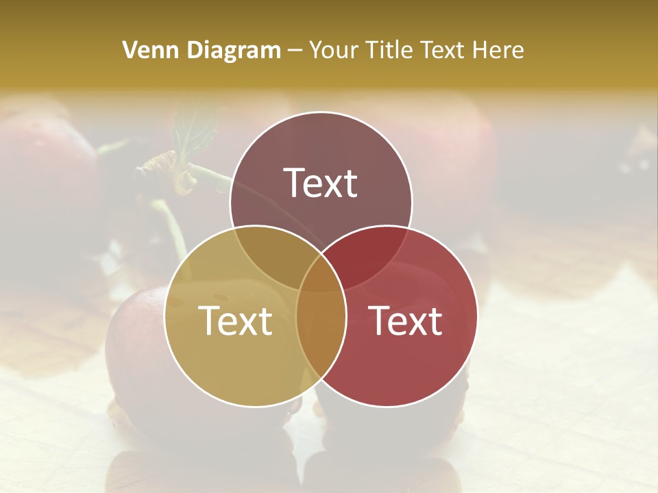 Comida Rojo Comidas PowerPoint Template