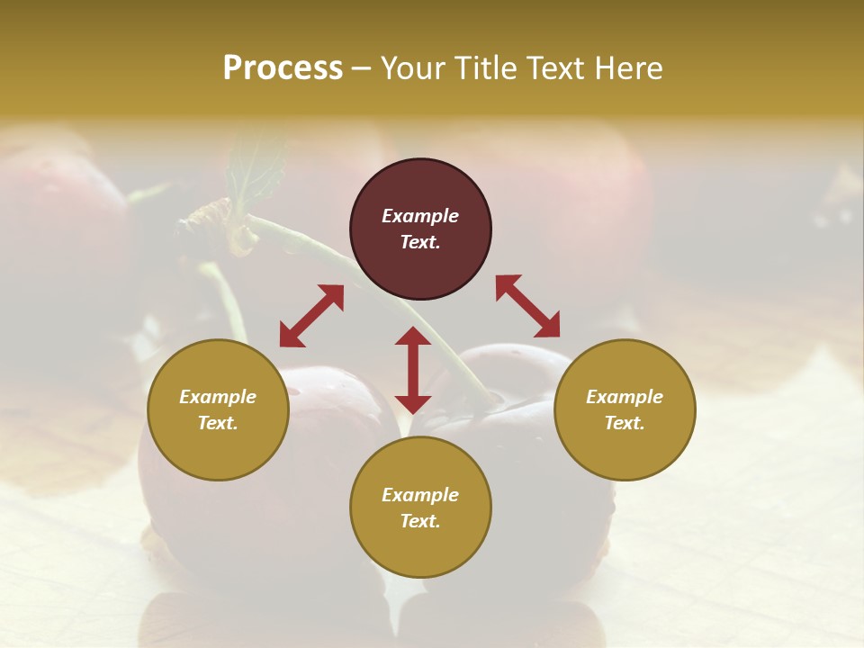 Comida Rojo Comidas PowerPoint Template