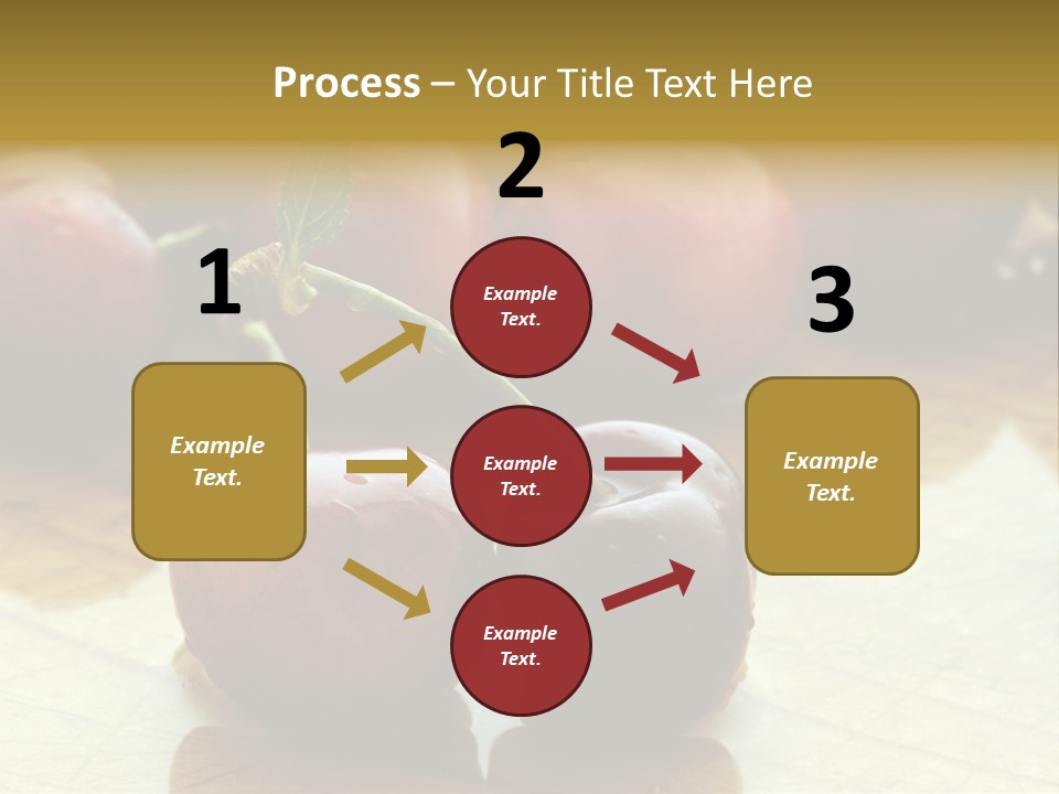 Comida Rojo Comidas PowerPoint Template