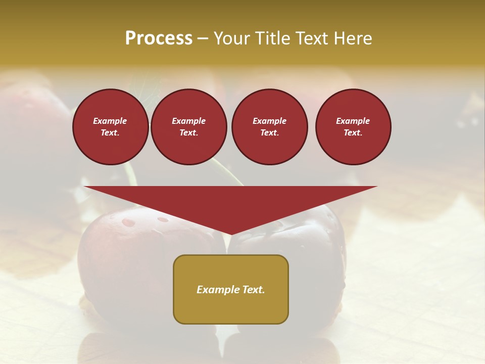 Comida Rojo Comidas PowerPoint Template