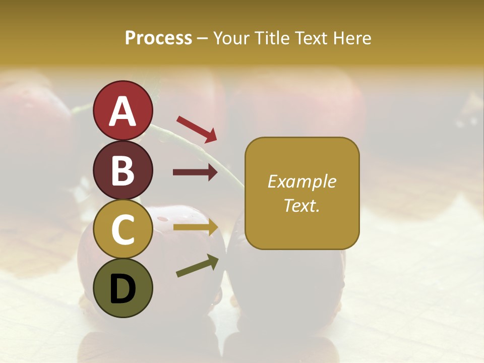 Comida Rojo Comidas PowerPoint Template