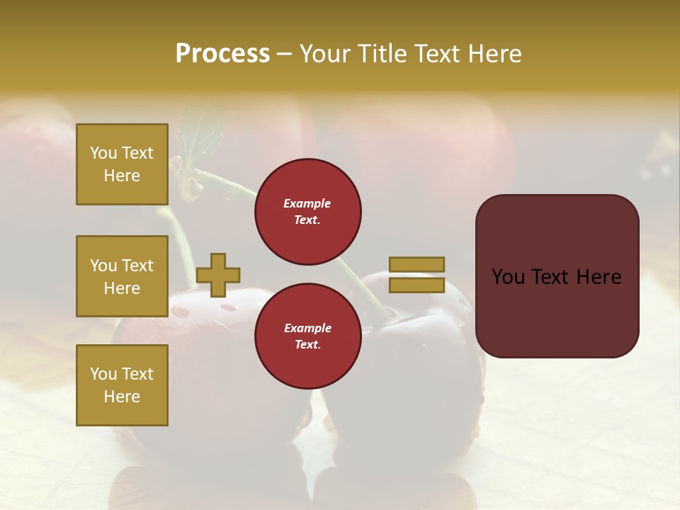 Comida Rojo Comidas PowerPoint Template