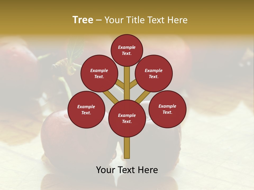 Comida Rojo Comidas PowerPoint Template