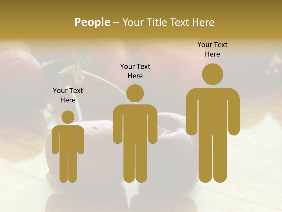 Comida Rojo Comidas PowerPoint Template