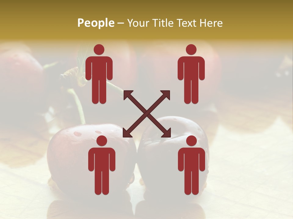 Comida Rojo Comidas PowerPoint Template