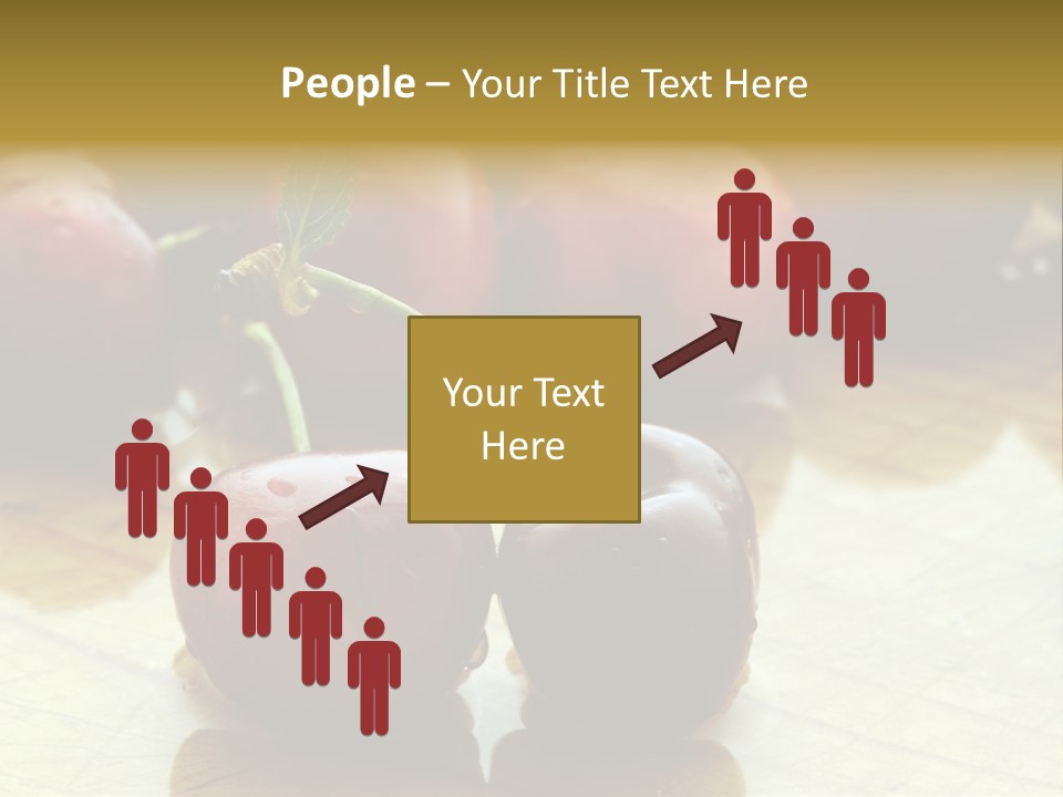 Comida Rojo Comidas PowerPoint Template