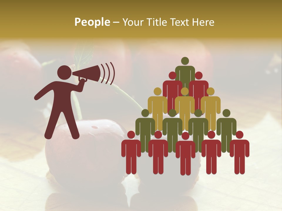 Comida Rojo Comidas PowerPoint Template