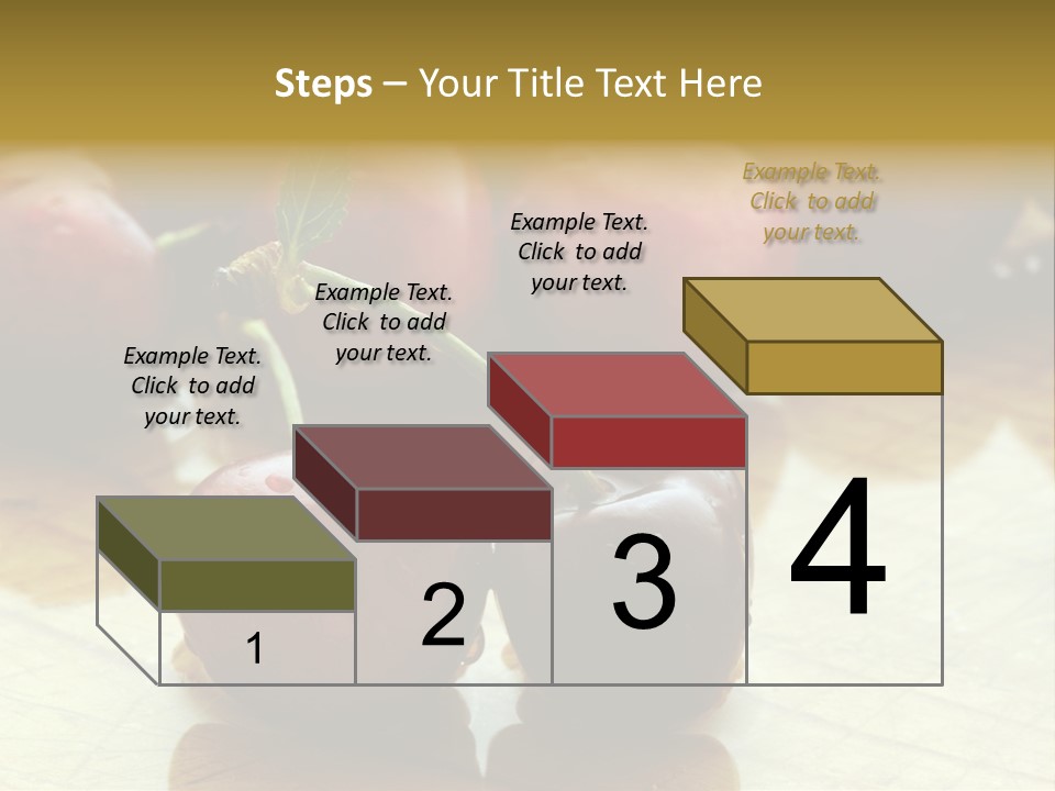 Comida Rojo Comidas PowerPoint Template