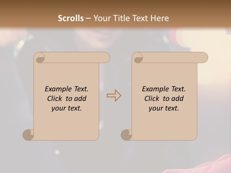 Surprised Woman Money PowerPoint Template