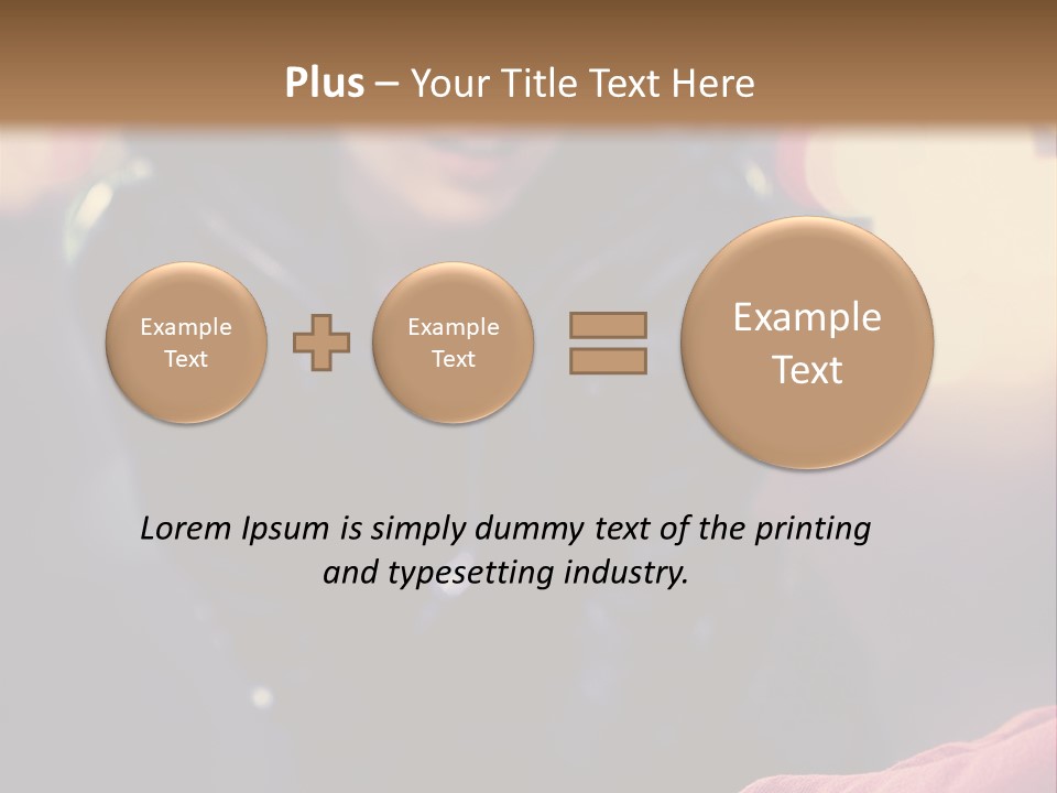 Surprised Woman Money PowerPoint Template