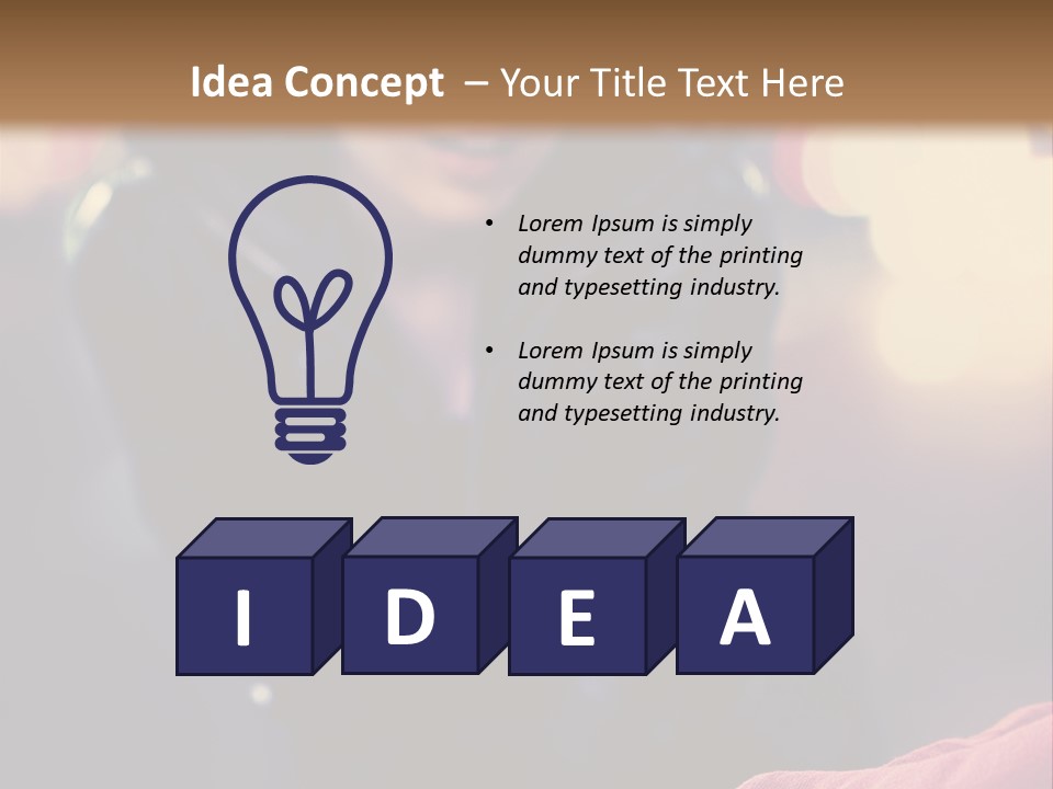 Surprised Woman Money PowerPoint Template