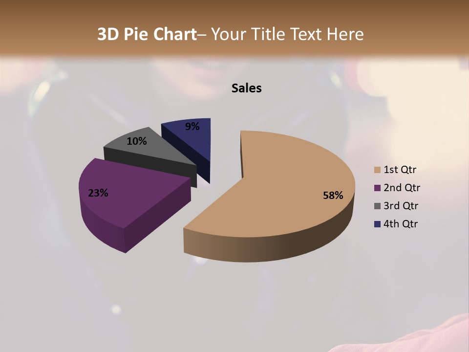 Surprised Woman Money PowerPoint Template