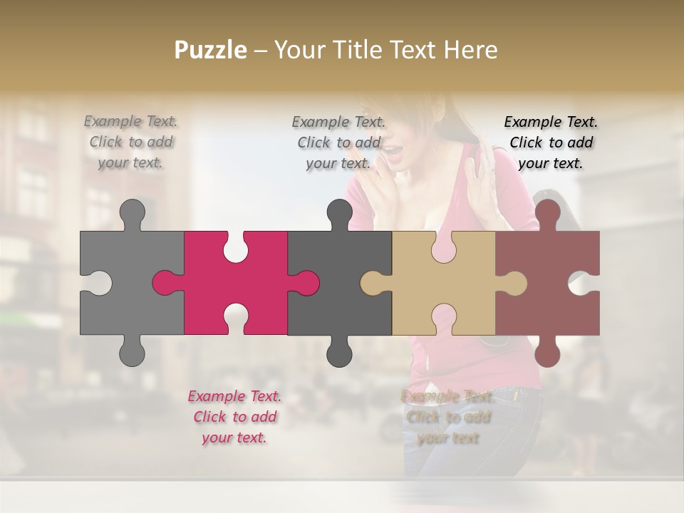 Pleasure Shopwindow Weather PowerPoint Template