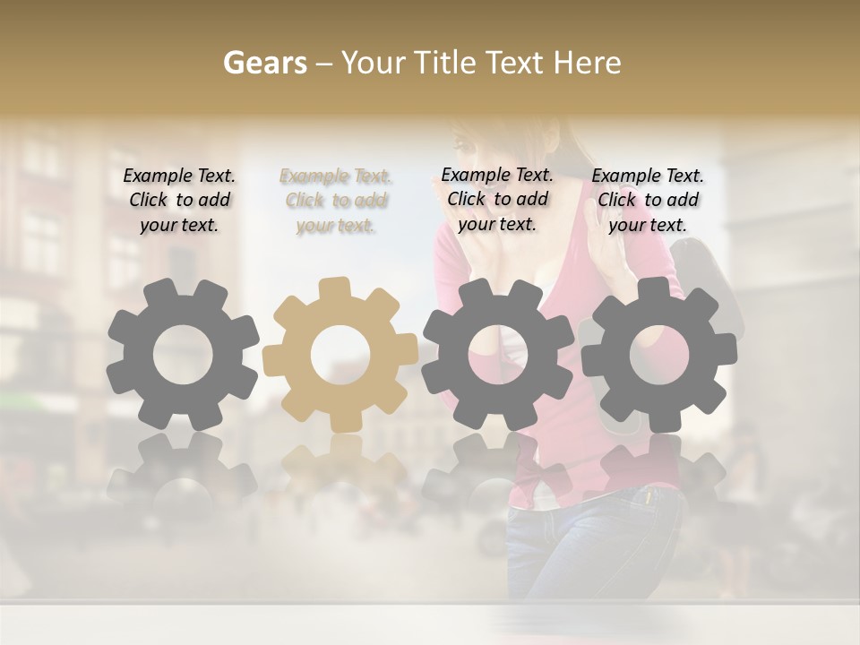 Pleasure Shopwindow Weather PowerPoint Template