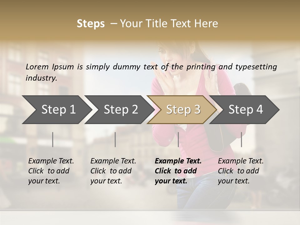 Pleasure Shopwindow Weather PowerPoint Template