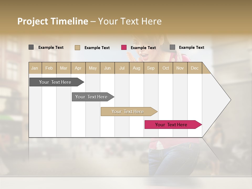 Pleasure Shopwindow Weather PowerPoint Template