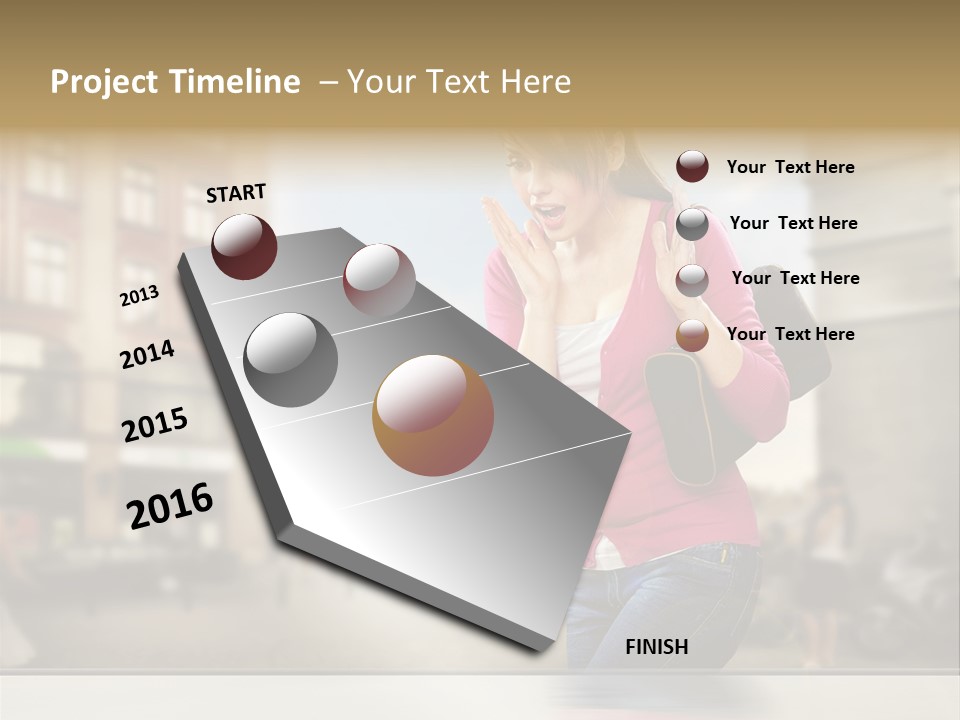 Pleasure Shopwindow Weather PowerPoint Template