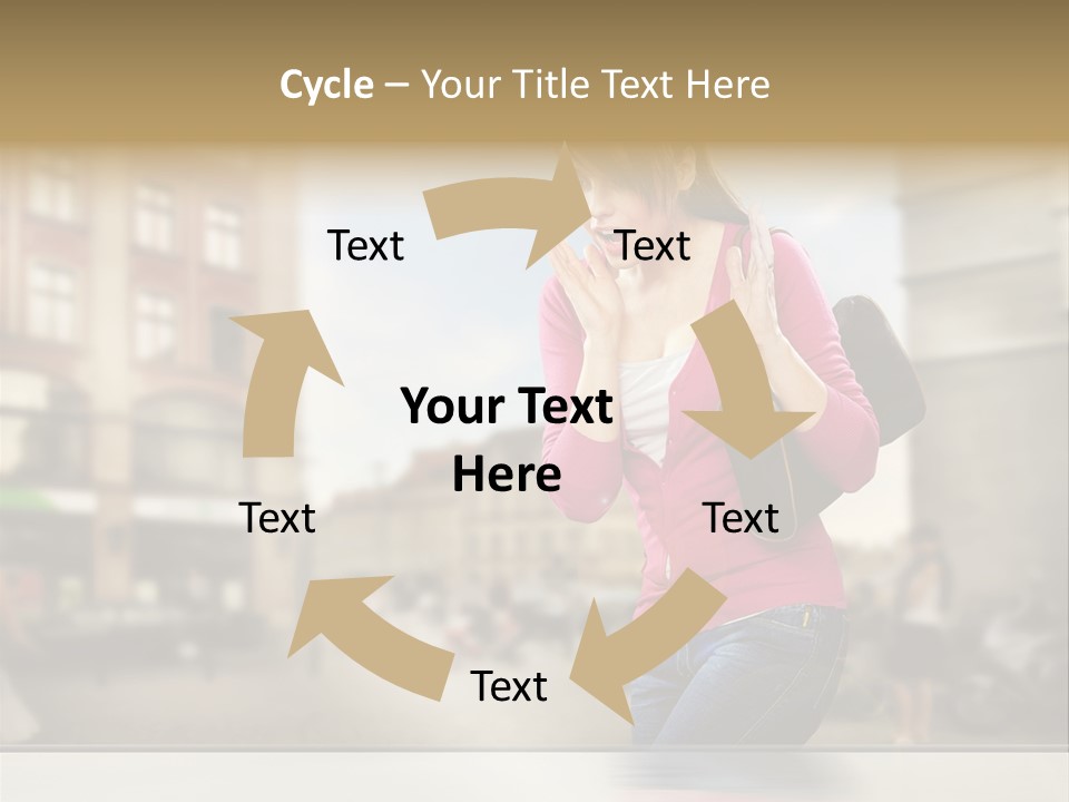Pleasure Shopwindow Weather PowerPoint Template