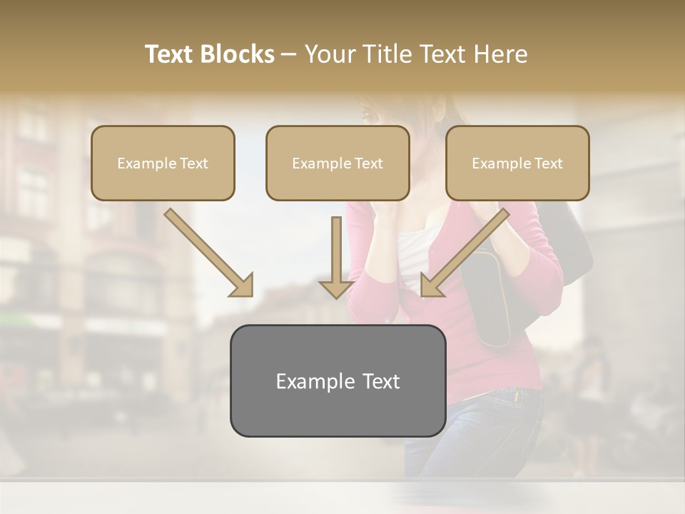 Pleasure Shopwindow Weather PowerPoint Template