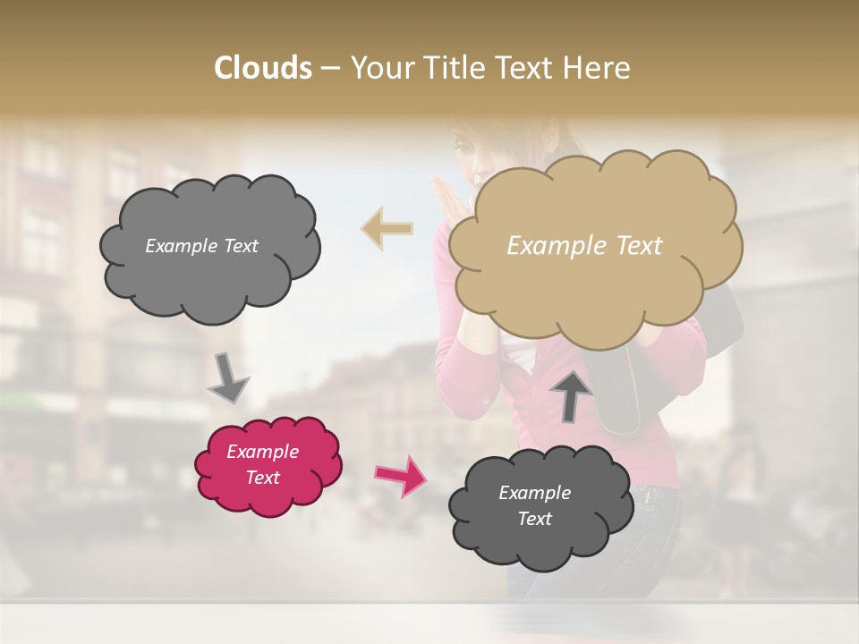 Pleasure Shopwindow Weather PowerPoint Template