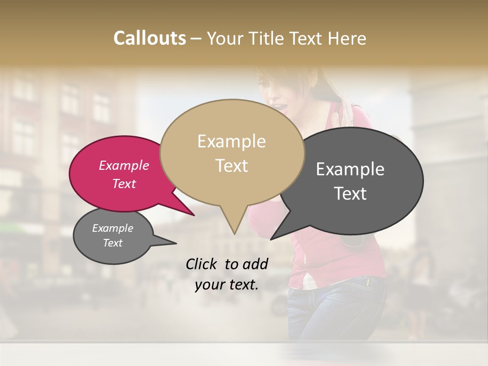 Pleasure Shopwindow Weather PowerPoint Template