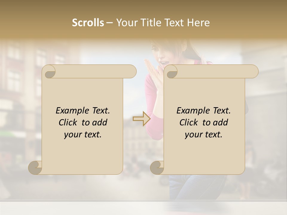 Pleasure Shopwindow Weather PowerPoint Template