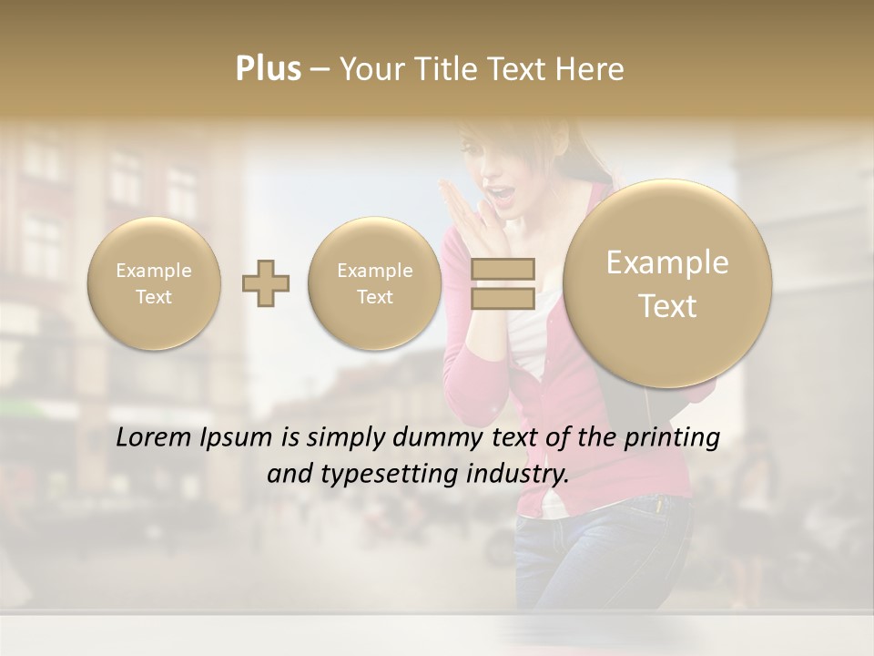 Pleasure Shopwindow Weather PowerPoint Template